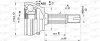 Превью - CVJ5508.10 OPEN PARTS Шарнирный комплект, приводной вал (фото 3)