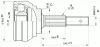 Превью - CVJ5242.10 OPEN PARTS Шарнирный комплект, приводной вал (фото 2)