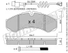 221.0W FRI.TECH. Тормозные колодки