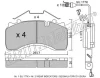 606.0W FRI.TECH. Тормозные колодки