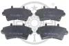 Превью - 81900 OPTIMAL Комплект тормозных колодок, дисковый тормоз (фото 4)