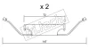 KIT.104 FRI.TECH. Комплектующие (ремкомплект), колодки тормозные