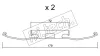 KIT.110 FRI.TECH. Комплектующие (ремкомплект), колодки тормозные