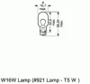 Превью - 921 OSRAM Лампа накаливания, фонарь указателя поворота (фото 3)