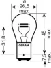 Превью - 7537 OSRAM Лампа накаливания, фонарь указателя поворота (фото 3)