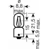 Превью - 3930-02B OSRAM Лампа накаливания, фонарь указателя поворота (фото 3)