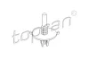 103 111 TOPRAN Клипса (пистон) молдинга двери