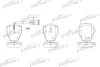 Превью - PBP1710 PATRON Комплект тормозных колодок, дисковый тормоз (фото 3)