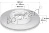 300 265 TOPRAN Тормозной диск
