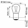 Превью - 13498B2 PHILIPS Лампа накаливания, фонарь указателя поворота (фото 5)