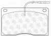 Превью - BP503 QUINTON HAZELL Комплект тормозных колодок, дисковый тормоз (фото 2)