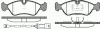 Превью - 0286.10 REMSA Комплект тормозных колодок, дисковый тормоз (фото 2)