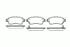Превью - 0402.02 REMSA Комплект тормозных колодок, дисковый тормоз (фото 2)