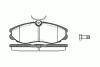 Превью - 0462.00 REMSA Комплект тормозных колодок, дисковый тормоз (фото 2)