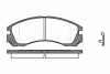 Превью - 0354.22 REMSA Комплект тормозных колодок, дисковый тормоз (фото 2)