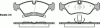 Превью - 1214.02 REMSA Комплект тормозных колодок, дисковый тормоз (фото 2)