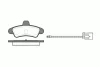 Превью - 0433.02 REMSA Комплект тормозных колодок, дисковый тормоз (фото 2)