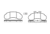 142 20 REMSA Колодки тормозные передние