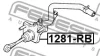 1281-RB FEBEST Главный цилиндр, система сцепления
