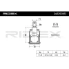 Превью - 2462S0261 RIDEX Шарнир независимой подвески / поворотного рычага (фото 6)