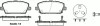 Превью - 21205.02 ROADHOUSE Комплект тормозных колодок, дисковый тормоз (фото 2)