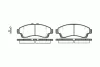 Превью - 2639.02 ROADHOUSE Комплект тормозных колодок, дисковый тормоз (фото 2)