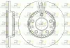 Превью - 6673.10 ROADHOUSE Тормозной диск (фото 3)