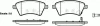 Превью - 21215.01 ROADHOUSE Комплект тормозных колодок, дисковый тормоз (фото 2)