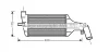 OL4325 PRASCO Интеркулер (радиатор интеркулера)