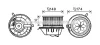 VW8342 PRASCO Двигатель (моторчик) вентилятора салона