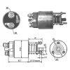 6646081 HOFFER Реле стартера (втягивающее)