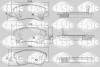 Превью - 6216213 SASIC Комплект тормозных колодок, дисковый тормоз (фото 2)