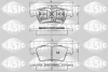 Превью - 6214003 SASIC Комплект тормозных колодок, дисковый тормоз (фото 2)