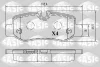 Превью - 6216192 SASIC Комплект тормозных колодок, дисковый тормоз (фото 2)