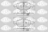 Превью - 6210009 SASIC Комплект тормозных колодок, дисковый тормоз (фото 2)