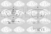 Превью - 6216103 SASIC Комплект тормозных колодок, дисковый тормоз (фото 2)