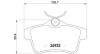 Превью - 363700461114 MAGNETI MARELLI Комплект тормозных колодок, дисковый тормоз (фото 2)