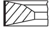 Превью - 001 RS 00136 0V0 KNECHT/MAHLE Комплект поршневых колец (фото 3)