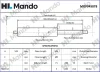 MOP045878 MANDO Газовая пружина, капот