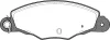 Превью - BPA0659.04 OPEN PARTS Тормозные колодки (фото 2)