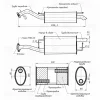 Превью - EMM 2702 TRIALLI Глушитель выхлопных газов конечный (фото 2)