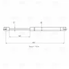 Превью - GS 1844 TRIALLI Газовая пружина, крышка багажник (фото 4)