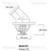 Превью - 8620 8792 TRISCAN Термостат, охлаждающая жидкость (фото 6)