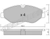 Превью - 687.1 TRUSTING Комплект тормозных колодок, дисковый тормоз (фото 2)