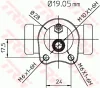 Превью - BWD111 TRW Колесный тормозной цилиндр (фото 4)