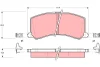 Превью - GDB3091 TRW Комплект тормозных колодок, дисковый тормоз (фото 2)