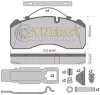 Превью - SYN2329K JURATEK Комплект тормозных колодок, дисковый тормоз (фото 2)