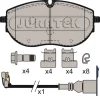 JCP4073 JURATEK Комплект тормозных колодок, дисковый тормоз