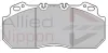 ACV029KPX COMLINE Комплект тормозных колодок, дисковый тормоз