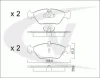 V20-8103 VAICO Комплект тормозных колодок, дисковый тормоз